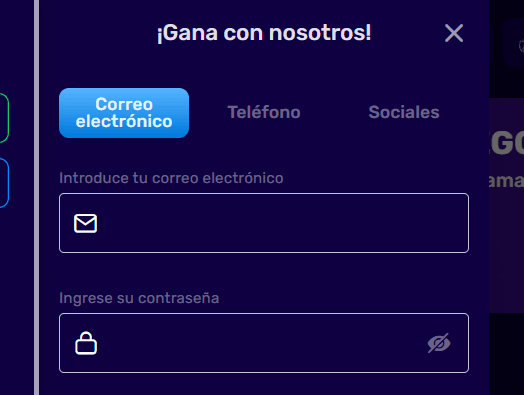 Ingresá tus datos de acceso