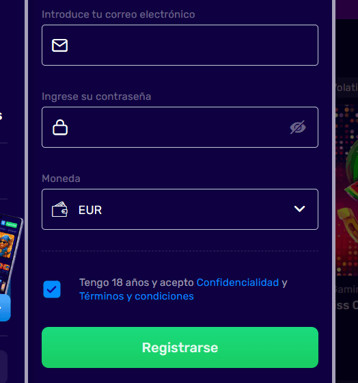 Creá una cuenta nueva