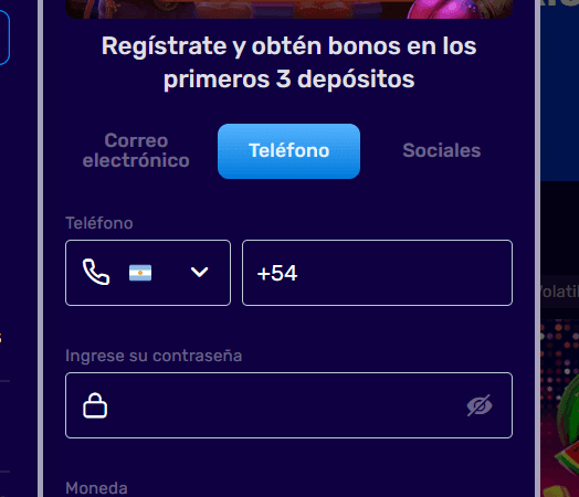 Registro por teléfono